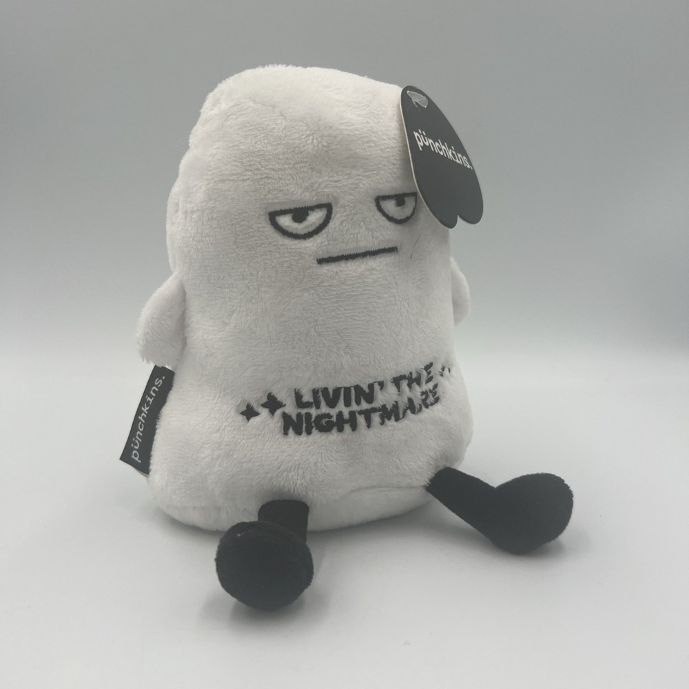 Punchkins Living the Nightmare Ghost Plush Novelty 8" 2024 Stuffed Animal NWT